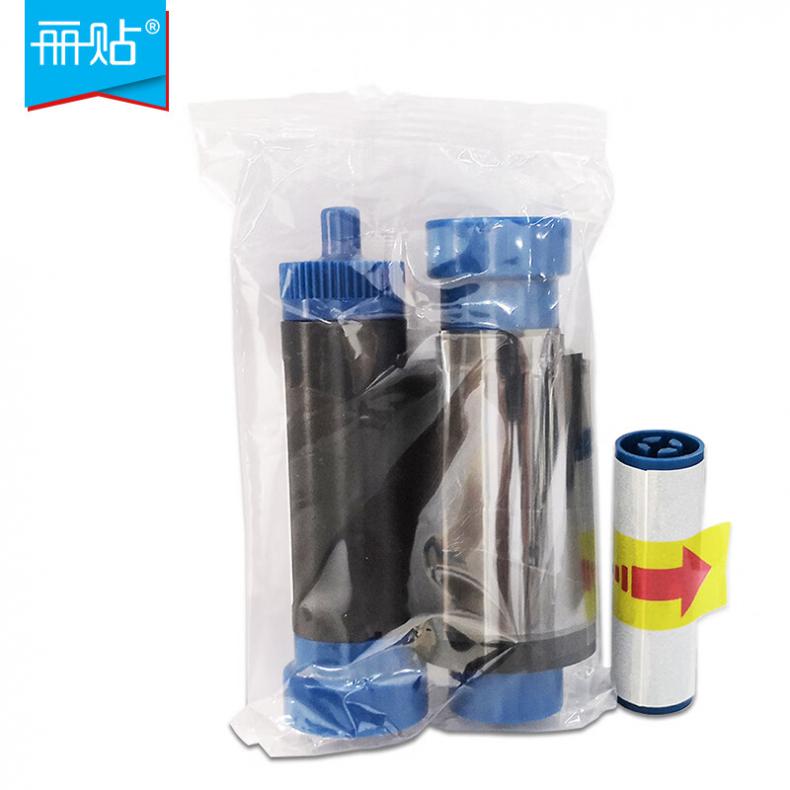  S1000K 彩色卡挂牌打印机色带 60mm*90mm （单位：盒）  黑色