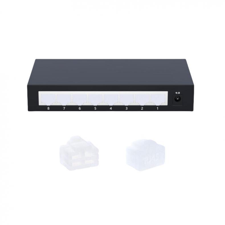 维智控  rj45 网口硅胶防尘塞 100个 （单位：袋）  透明