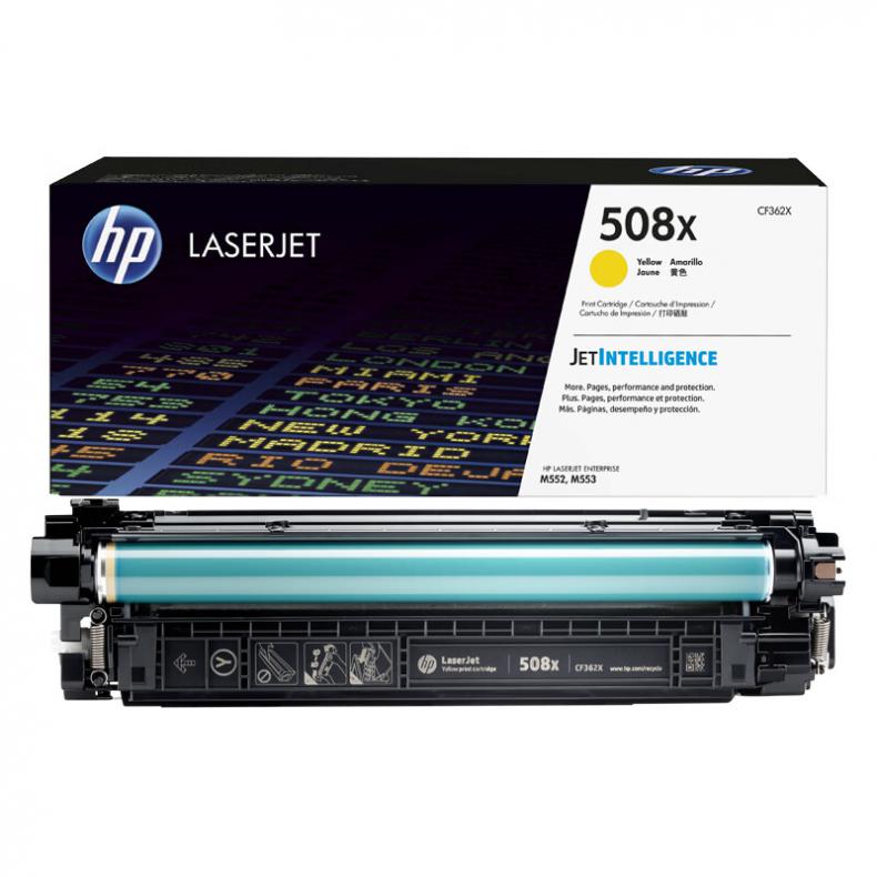  508X CF362X 原装大容量硒鼓 9500页 （单位：只） 适用于M552/M553/M577 黄色