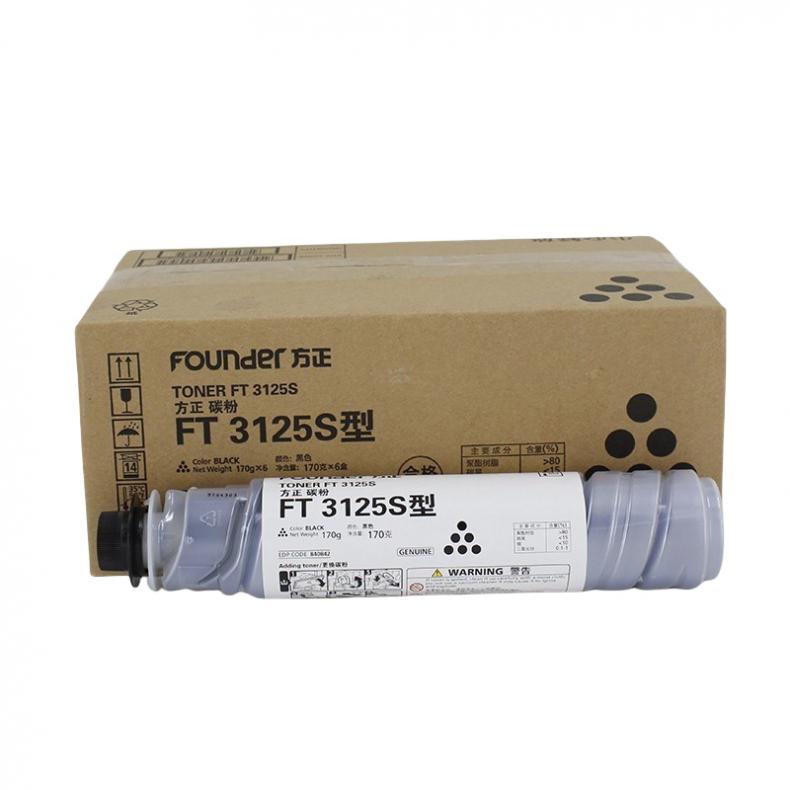 方正（Founder） FT3125S 原装墨粉盒 6500页 （单位：支） 适用于FR3125复合机 黑色