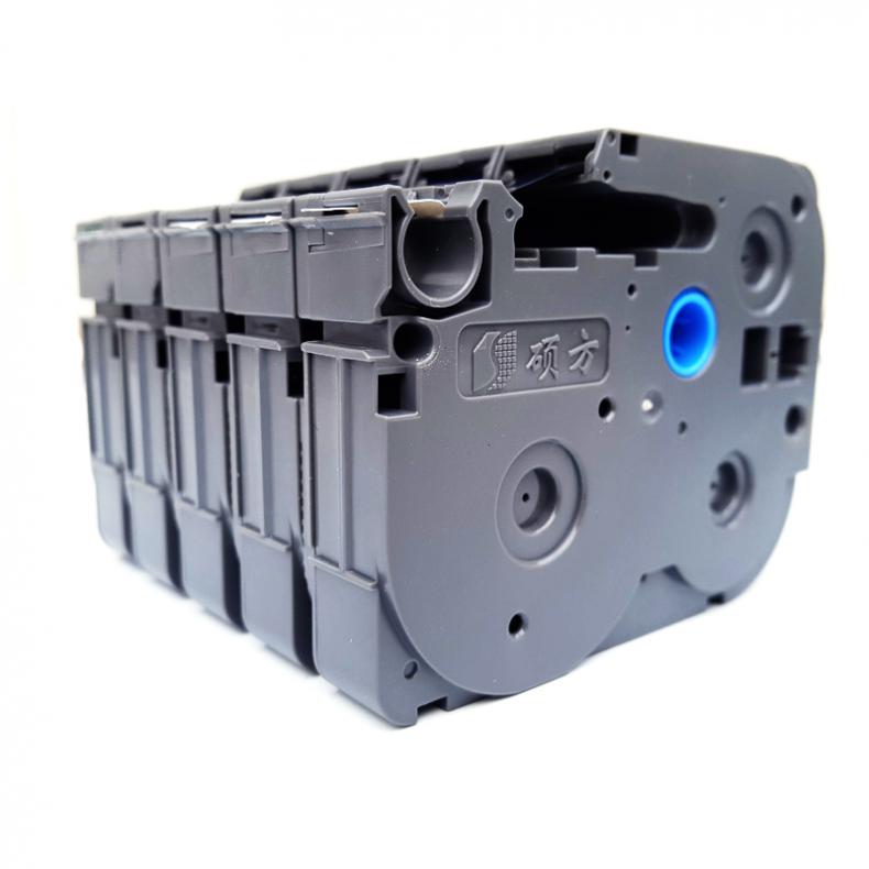  L-243 标签机色带 覆膜18mm宽 （单位：盒）  白底蓝字