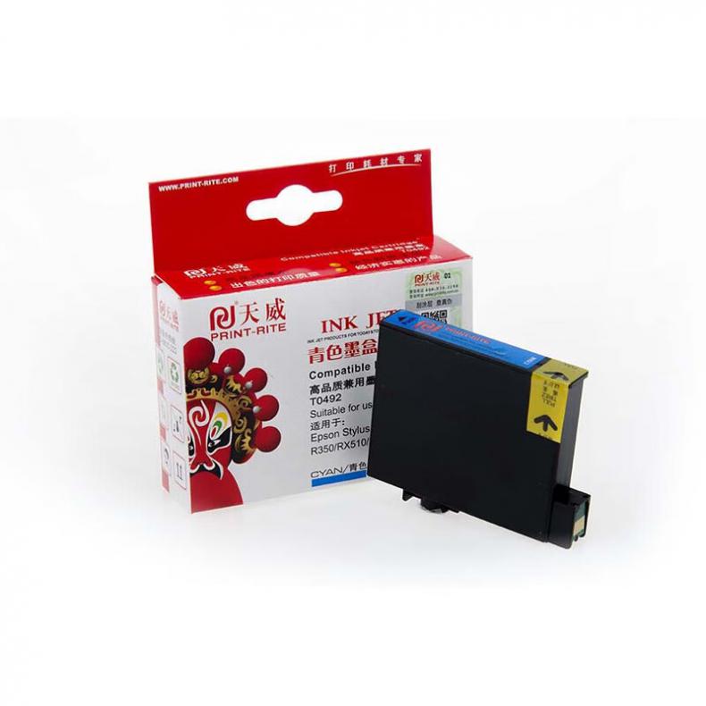  T0492 专业装墨盒 560页 （单位：支） 适用于EPSON T0492/R210/R230 青色