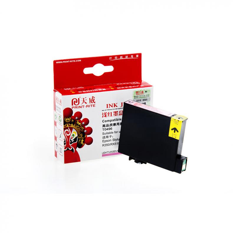  T0496 专业装墨盒 560页 （单位：支） 适用于EPSON T0496/R210/R230 浅红色