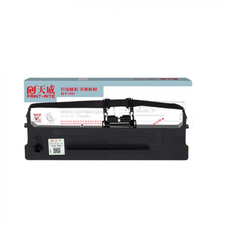 天威（PrintRite） DS500/1000 色带架 含芯 12.7mm*16m 左扭架 （单位：支） 适用于DASCOM-DS500/1000 黑色