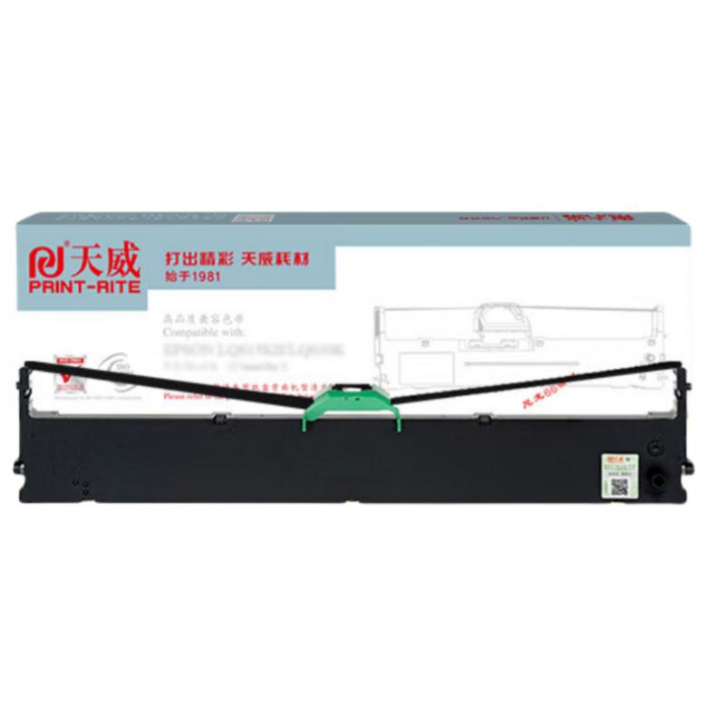 天威（PrintRite） DPK850 色带架 含芯 12.7mm*15m 右扭架 （单位：支） 适用于FUJITSU-DPK850 黑色
