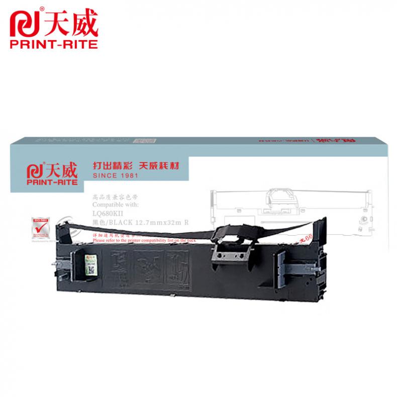  LQ680KII 色带架 含芯 12.7mm*32m 右扭架 （单位：支） 适用于EPSON-LQ680KII 黑色