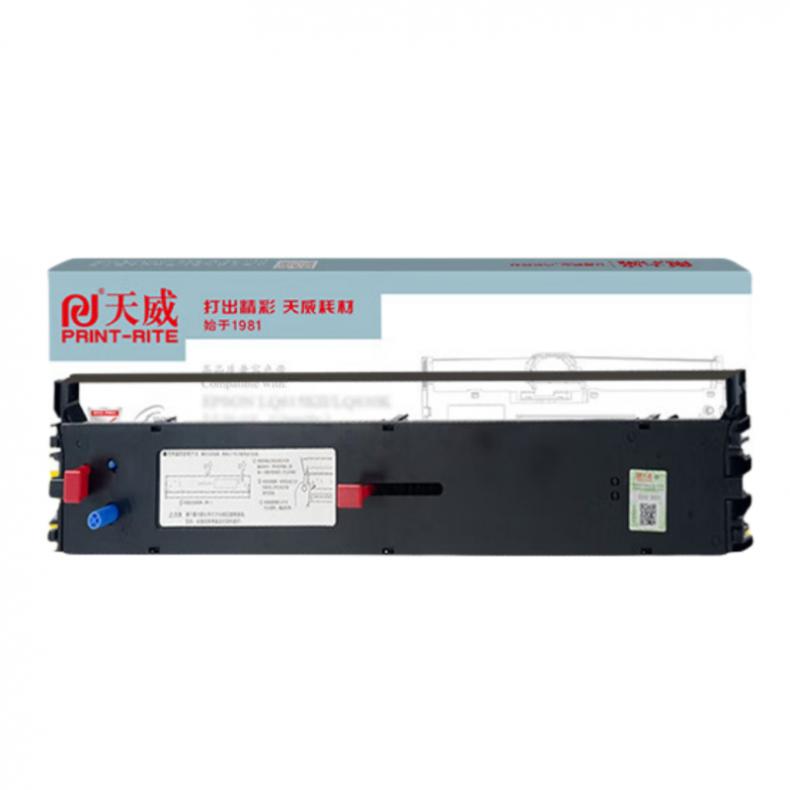 天威（PrintRite） OKI-5860/5660 色带架含芯 7mm*26m 左扭架 （单位：只） 适用OKI ML5860 5660 5660sp 8660 8800针式打印机色带 黑色