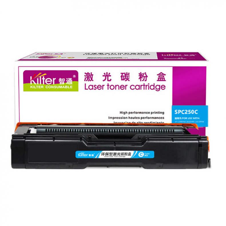  SPC250C 激光碳粉盒 1600页 （单位：支） 适用理光Ricoh SP C250SF C250DN C261SFNw C261SFNw C261DNw 青色