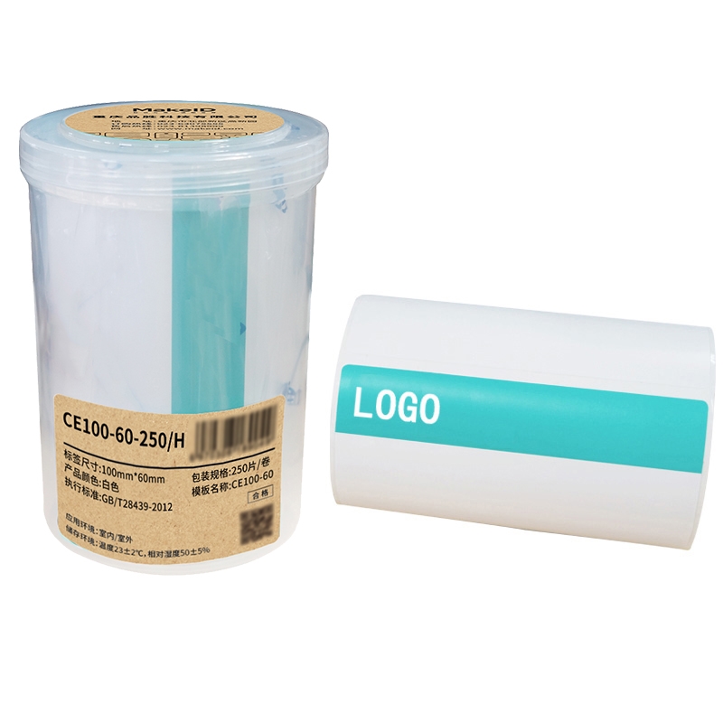 MakeID CE100-60-250/H 标签纸 100mm*60mm （单位：盒） 白色
