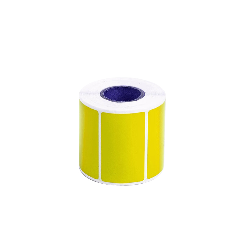 爱墨 E6-5025-600YL 标签胶贴 50mm*25mm （单位：盒） 黄色