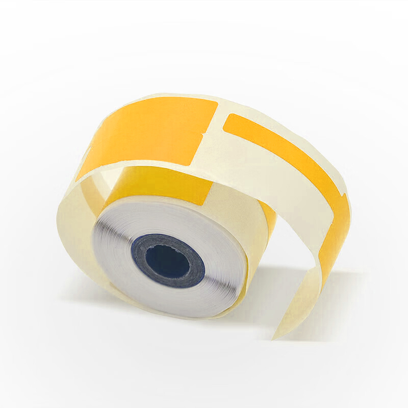 爱墨 E6-3825-40-200YL 标签胶贴 38mm*25mm+40mm （单位：盒） 黄色