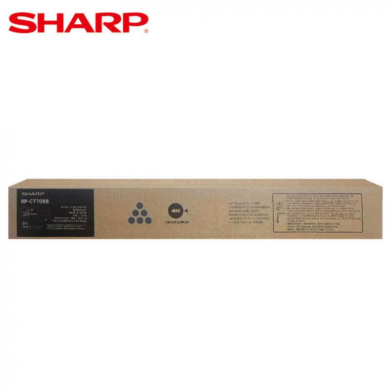 夏普(SHARP) BP-CT70BB 墨粉盒 20000页 （单位：只） 适用BP-C2652/3152/3182/3682/4582/5582/6582 RD等机型 黑色