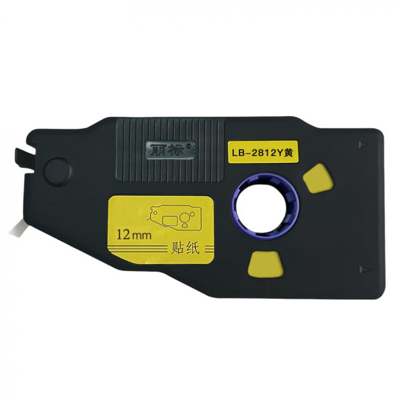  LB-2812Y 标签胶贴 12mm*16m （单位：卷）  黄色