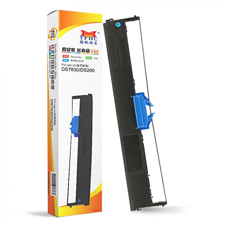 扬帆耐立（YFHC） DS7830/DS200 色带架 含芯 左扭 7mm*12m （单位：个） 适用于得实DS7830/DS7850/DS7860 黑色