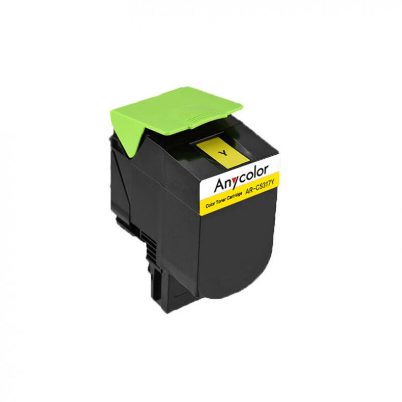 欣彩（Anycolor） AR-CS317Y 粉盒 专业版 2300页 （单位：支） 适用利盟LEXMARK CS317dn 黄色