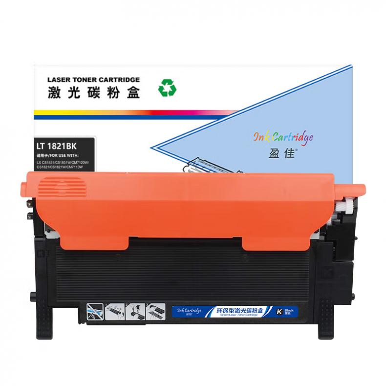盈佳（Ink Cartridge） YJ-CS1821/LT1821-B-F 粉盒 1500页 （单位：支） 适用联想CS1821 黑色