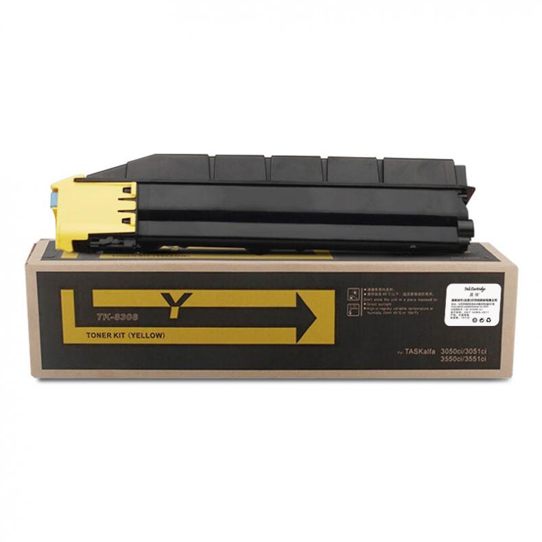 盈佳 YJ-TK8308-Y-F 粉盒 15000页 （单位：个） 适用京瓷 3050ci 黄色