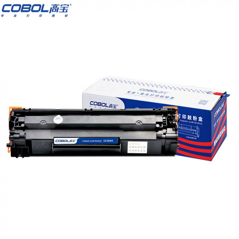 高宝（COBOL） CC388A 一体式 硒鼓 带芯片 1800页 （单位：支） 适用惠普P1007/P1008/P1106/P1108/M1136/M1213nf 黑色