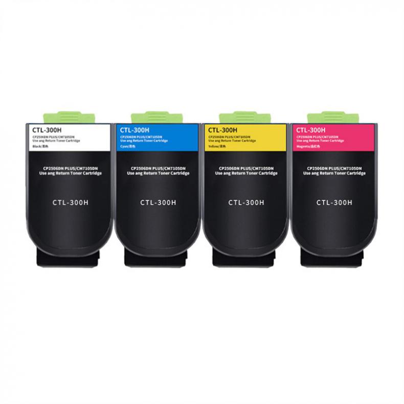 联强 CTL-300H 墨粉盒套装 带芯片 黑色8500页/彩色5000页 4只/套 （单位：套） 适用奔图CP2506DN PLUS/CM7105DN 四色
