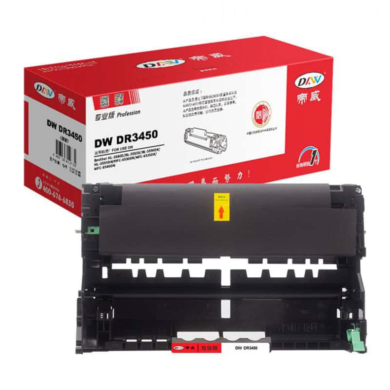 帝威（DW） DR3450 专业版 鼓组件 无芯片 30000页 （单位：支） 适用兄弟HL-5580D/HL-5585D/HL-5590DN 黑色