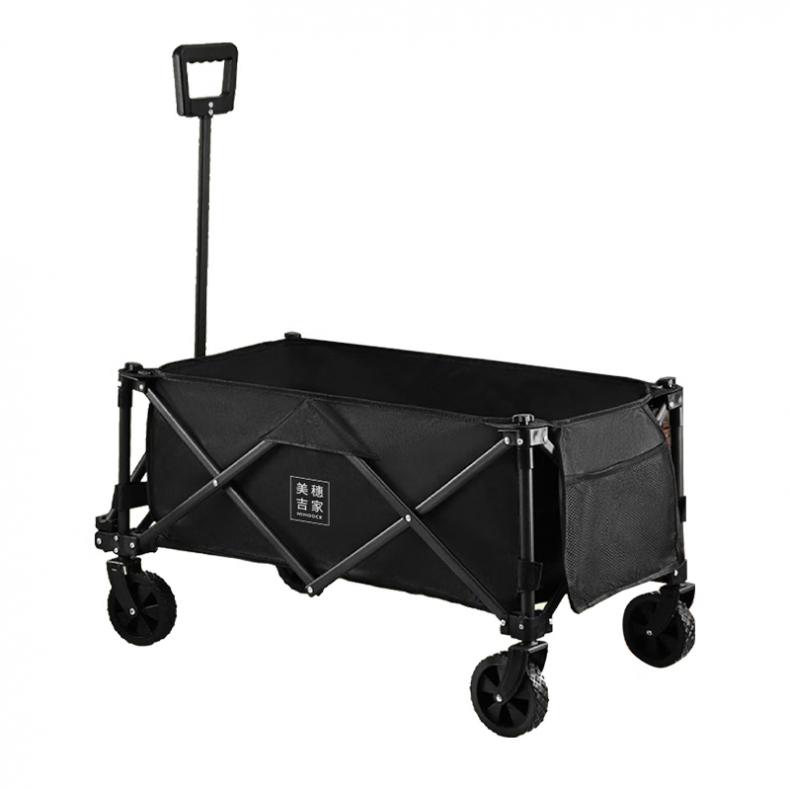 美穗吉家(mihooce) MIHH-2408041 露营车 聚拢款 100L 5寸轮 无刹车 （单位：个）  黑色