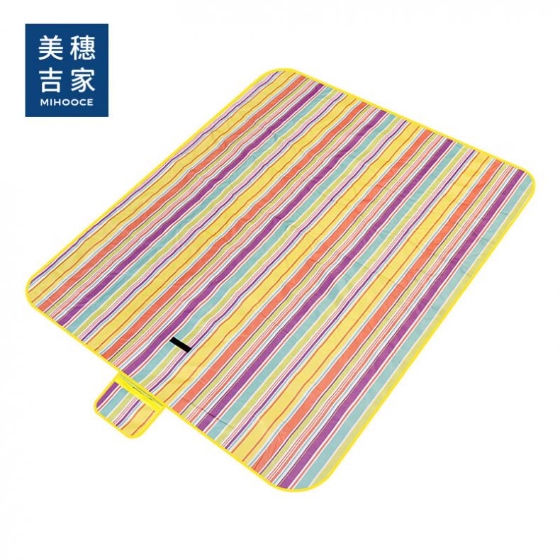 美穗吉家(mihooce) MIHH-2408033 牛津布野餐垫 200*200cm （单位：张）  彩虹色