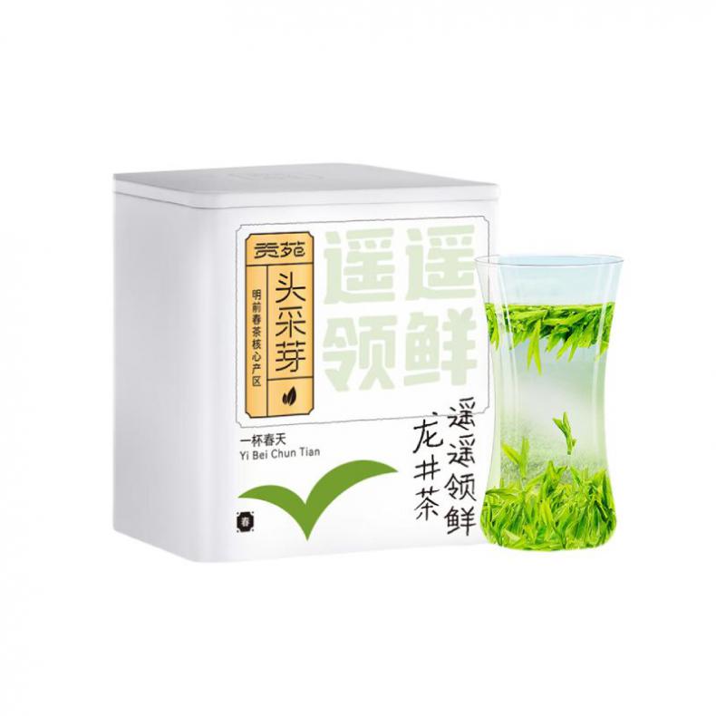 贡苑 遥遥领鲜 龙井茶 50g （单位：罐）  