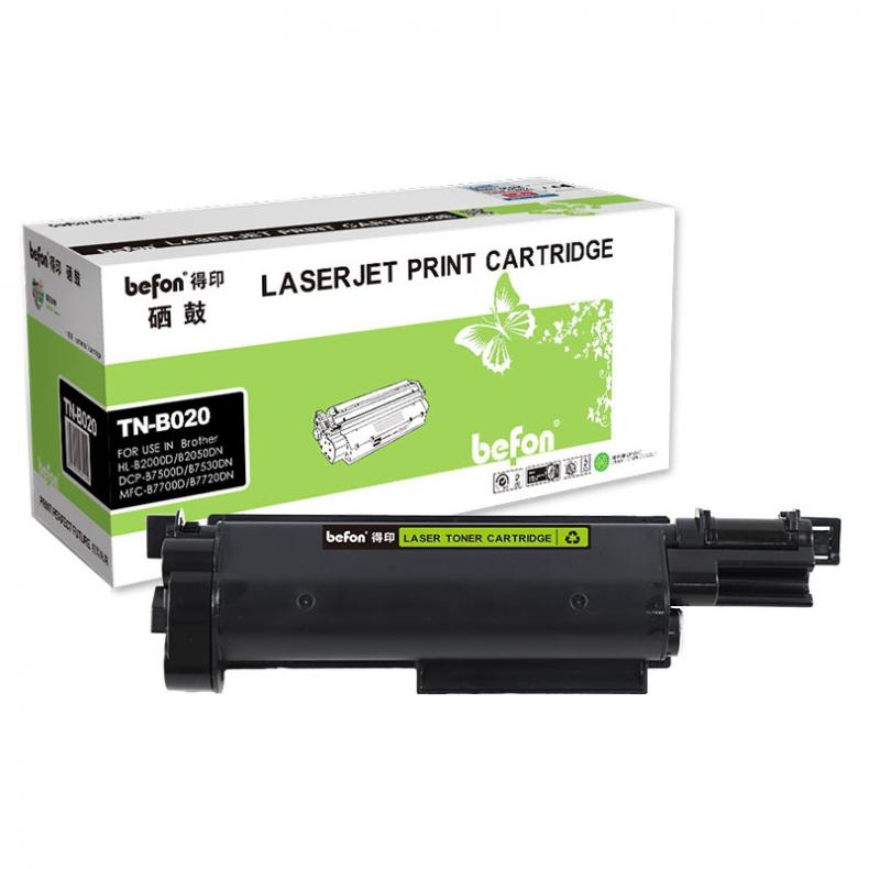 得印（befon） TN-B020 大容量粉盒  易加粉 2600页 （单位：支） 适用兄弟DCP-B7530DN 黑色