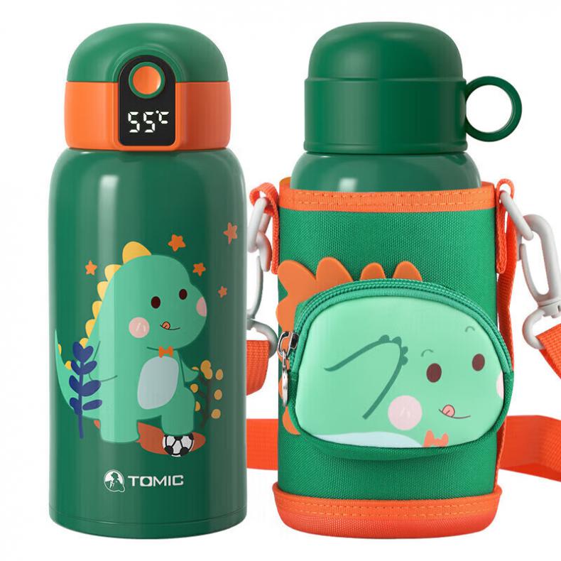 特美刻（TOMIC） TW00037 智能儿童保温杯 560ml （单位：只）  小恐龙