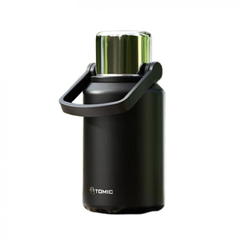 特美刻（TOMIC） TW60176Uti 大容量保温杯 1L （单位：只）  黑色