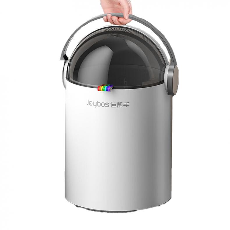 佳帮手 JBS-LJT-M03A-JWT 气压铺袋垃圾桶 10L （单位：个）  佳白