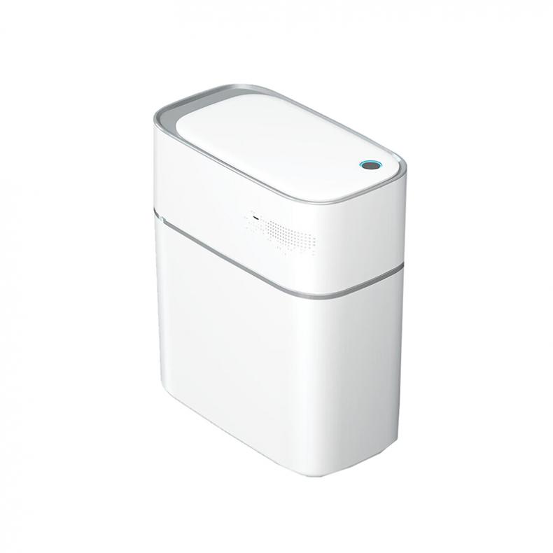 佳帮手 JBS-LJT-N21D2-JWT 智能感应垃圾桶 大盖充电款 9L （单位：个）  佳白