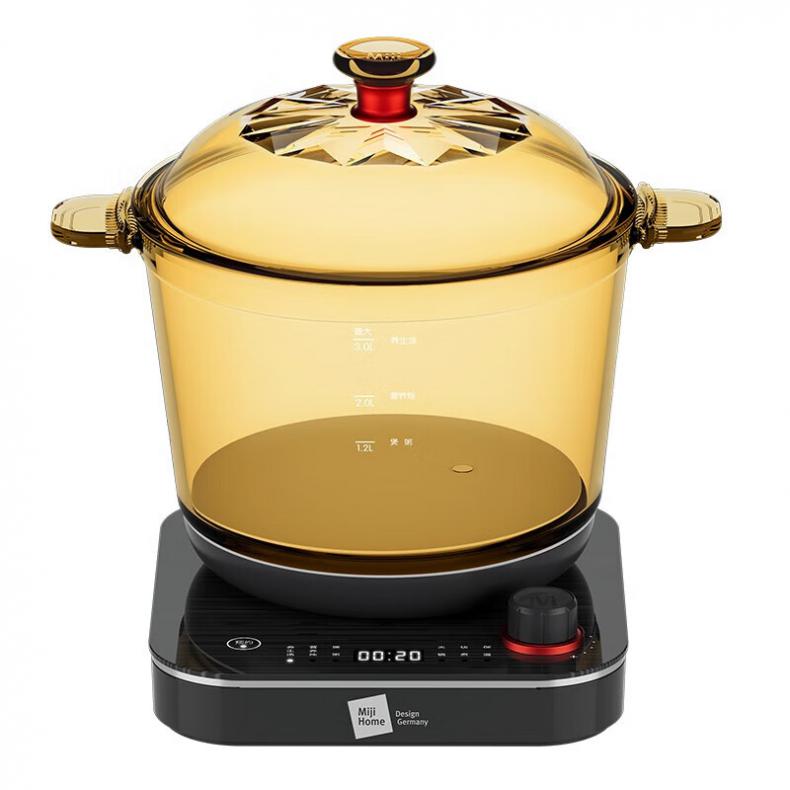 米技（MIJI） ECE-GS30 多功能玻璃电煮锅 3L （单位：个）  