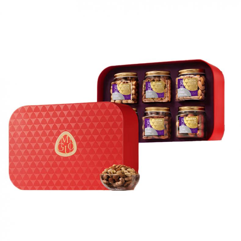 觅菓（miguo） 岁寒三友AIR 坚果礼盒 1.469KG （单位：盒）  尊贵红