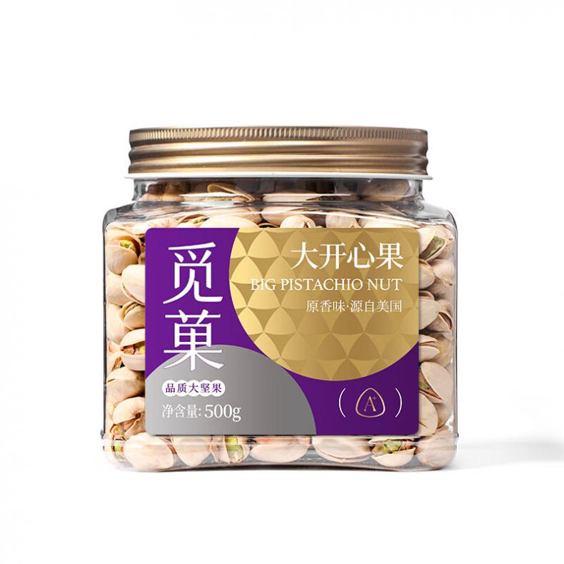 觅菓（miguo） 大颗粒 开心果 500g （单位：罐）  