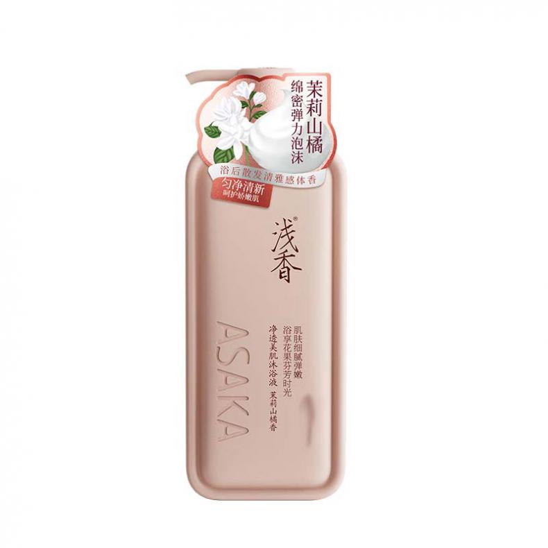浅香（ASAKA） 茉莉山橘香 净透美肌沐浴液 750g （单位：瓶）  