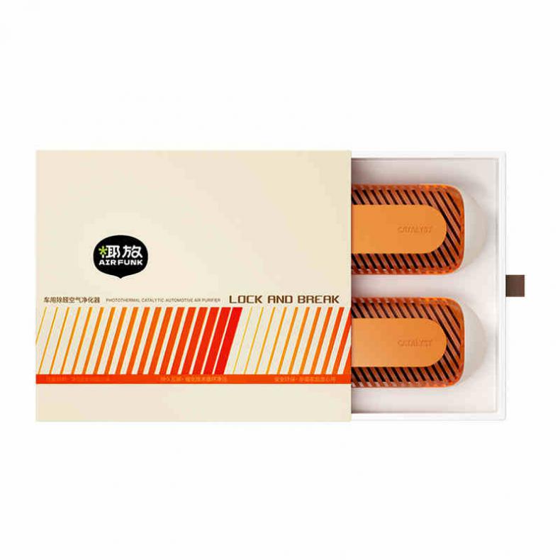 椰放（air funk） 无香 车用除醛空气净化包 100g/个 2个/盒 （单位：盒）  