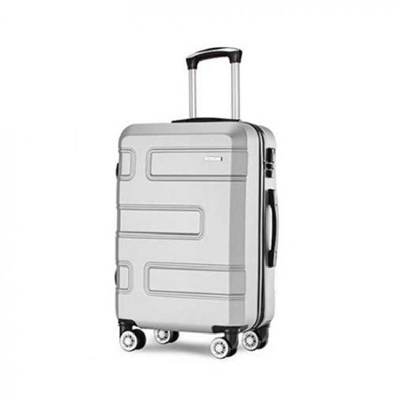 WRC W-J50888 WRC时尚耐磨拉杆箱旅行箱 20英寸 （单位：个）  银色