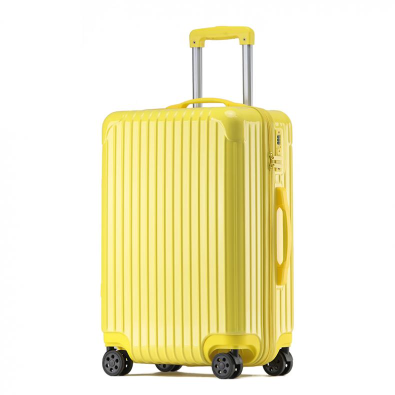 WRC W-9013 糖果色亮面时尚旅行箱 29英寸 （单位：个）  浅黄色