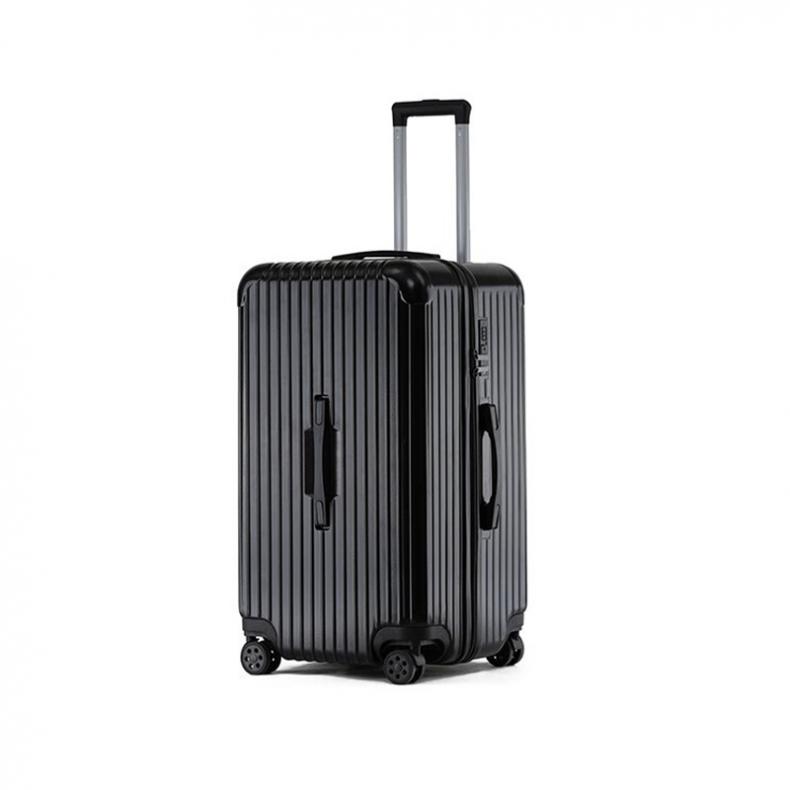 WRC W-9018 糖果色宽体亮面时尚旅行箱 24英寸 （单位：个）  钢琴黑