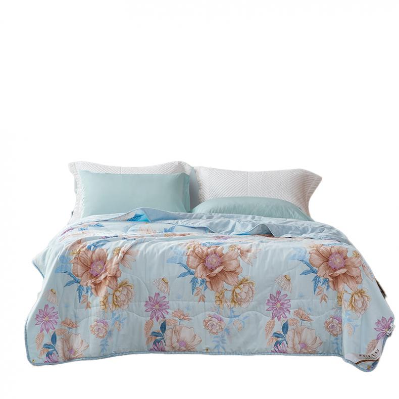 富安娜（FUANNA） 浅笑沐歌 纯棉七孔抗菌夏被 203*229cm （单位：床） 复合袋装 