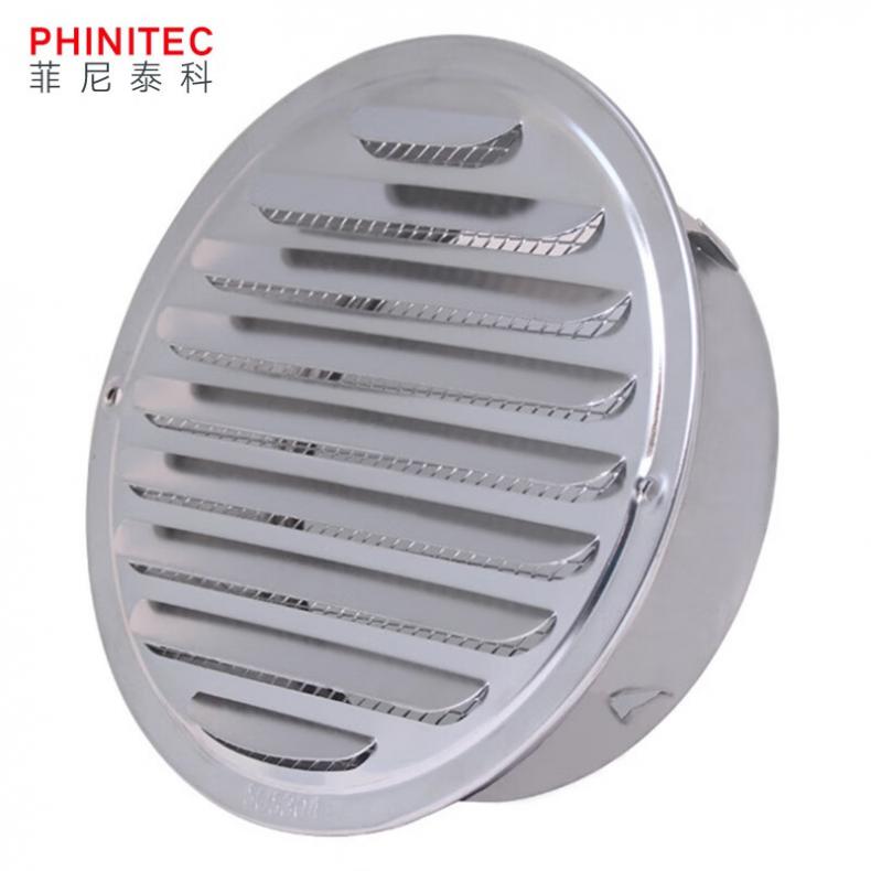 菲尼泰科（PHINITEC） P501 304不锈钢平面百叶式风罩风帽 180mm （单位：个）  