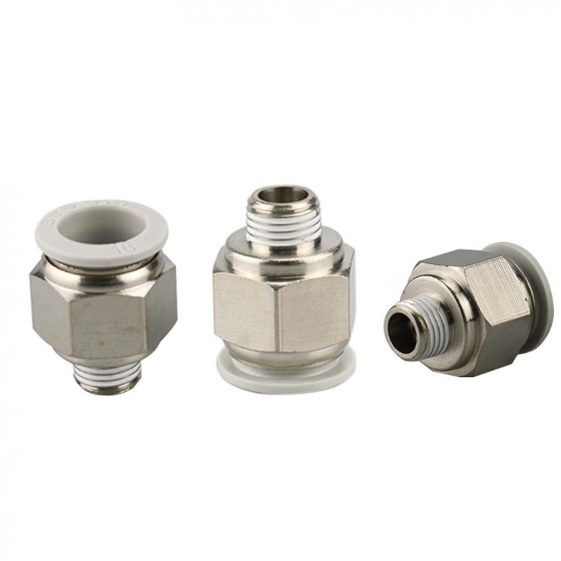 菲尼泰科（PHINITEC） FT-037 PC气管螺纹直通接头 PC12-01 （单位：个）  白色