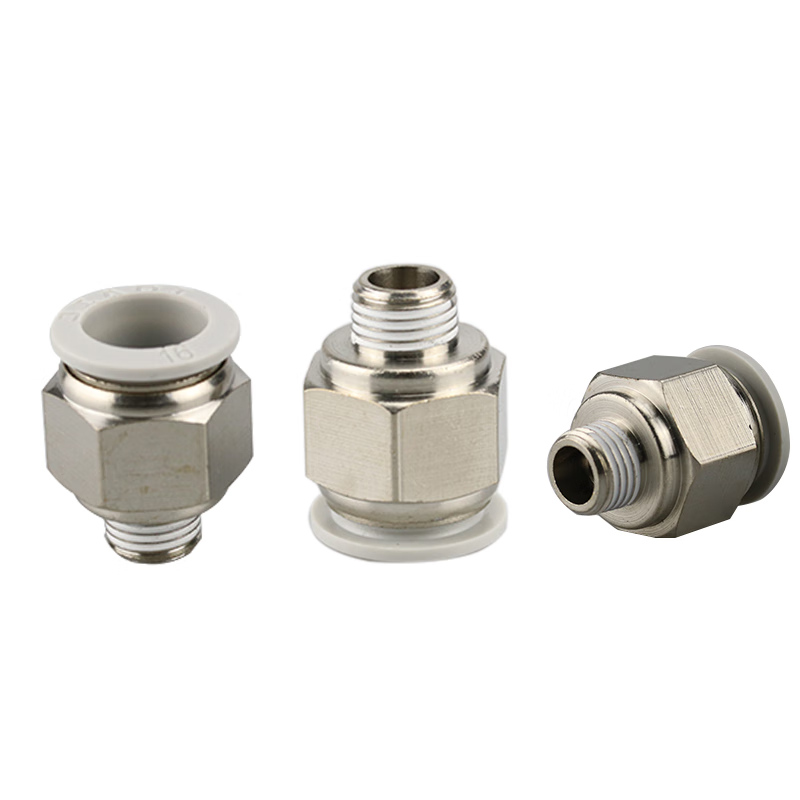 菲尼泰科（PHINITEC） FT-037 PC气管螺纹直通接头 PC16-04 （单位：个）  白色