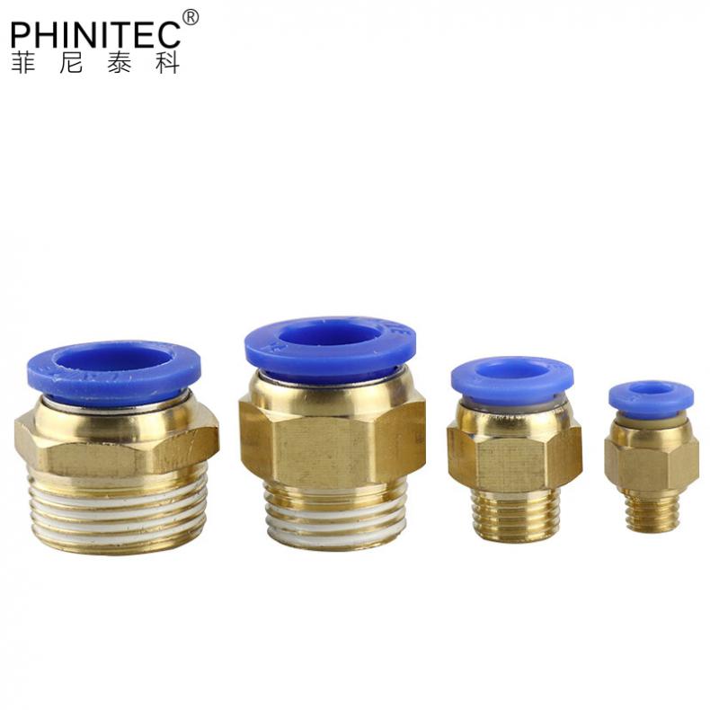 菲尼泰科（PHINITEC） FT-001 PC外螺纹直通接头 PC14-03 （单位：个）  
