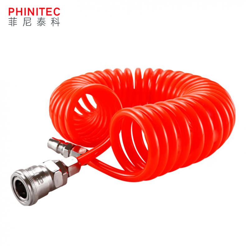 菲尼泰科（PHINITEC） P201 PU弹簧管气动软管 带接头 8*5mm 6米 （单位：根）  