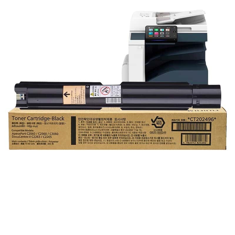 富士胶片（FUJIFILM） CT202496 墨粉盒 22000页 （单位：支） 适用于C2060/C3060/C2560/VC2263/VC2265 黑色