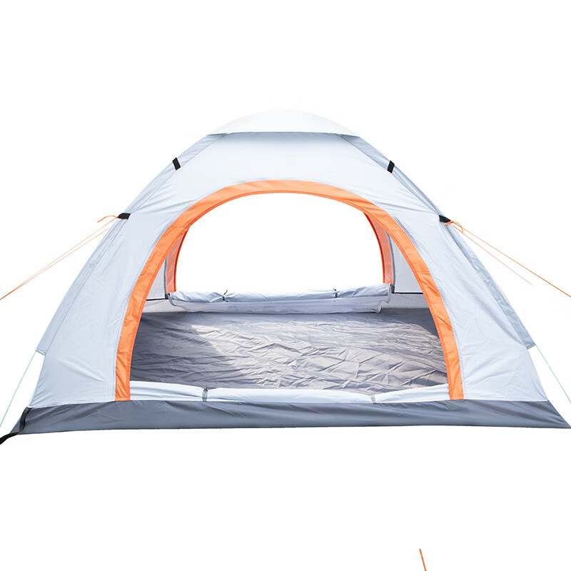 车管家 GJ-2203 户外自动式抛帐帐篷 200*150*100cm （单位：个）  银白+橙黄