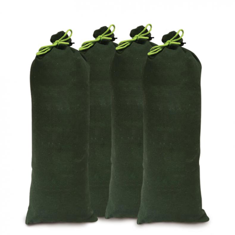 彩标 CB3070 涤纶编织袋 30*70cm 4个/包 （单位：包）  绿色