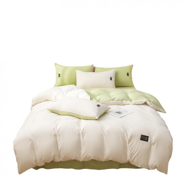 啄木鸟（PLOVER） ZMN-MM002 水洗棉麻床笠四件套 绿豆 200*230cm （单位：套）  